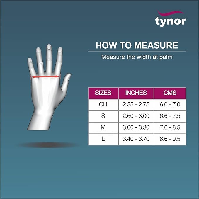 TYNOR Hand Resting Splint, Beige, Left, 1 Unit