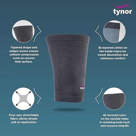 TYNOR Thigh Support, Grey, 1 Unit