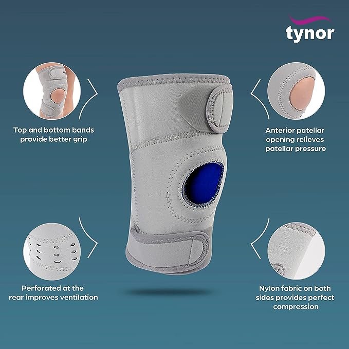 TYNOR Knee Support Sportif (Neoprene) (Pack of 1)