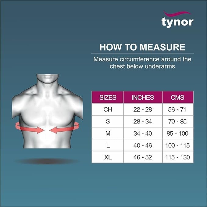 TYNOR Posture Corrector, Grey,  1 Unit