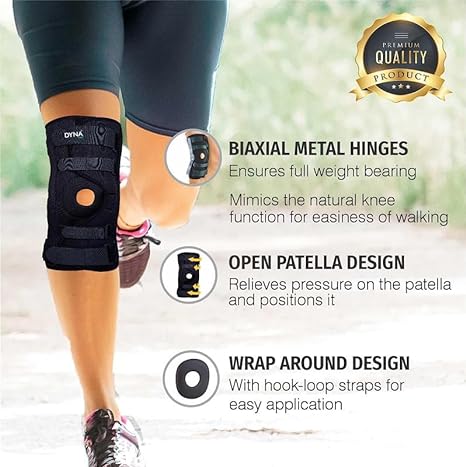 Dyna Innolife Hinged Knee Brace Open Patella, Pack of 1