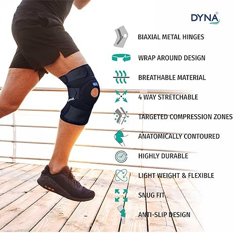 Dyna Wrap Around Hinged Knee Brace, Pack of 1