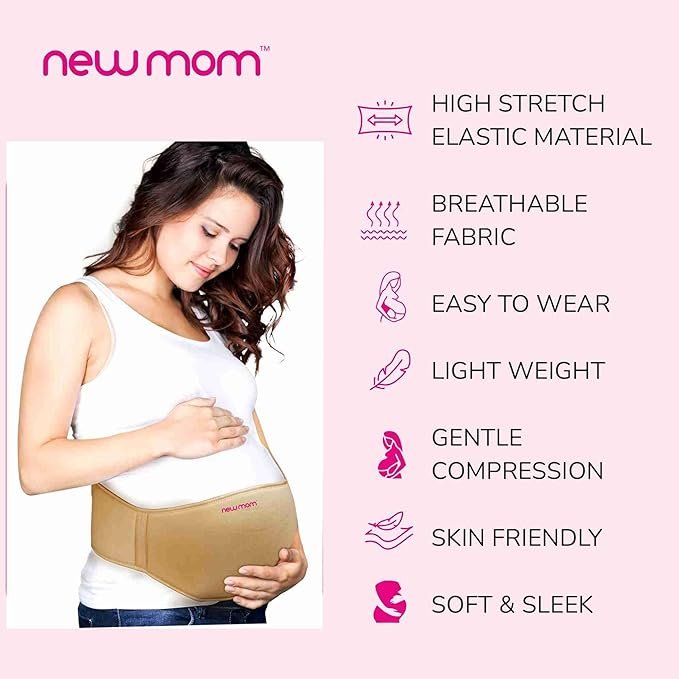 Dyna NewMom Maternity Binder, Pregnancy Support Belt, Universal