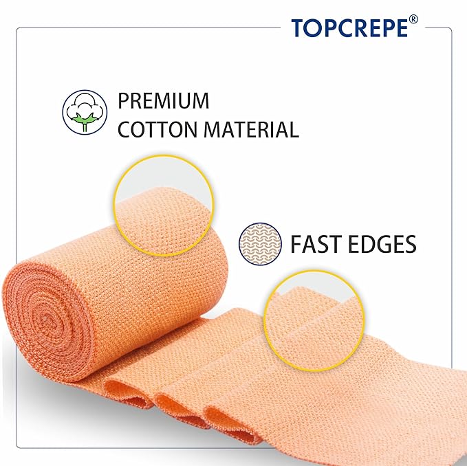 Dyna Top Crepe Cotton Bandage, 4 m