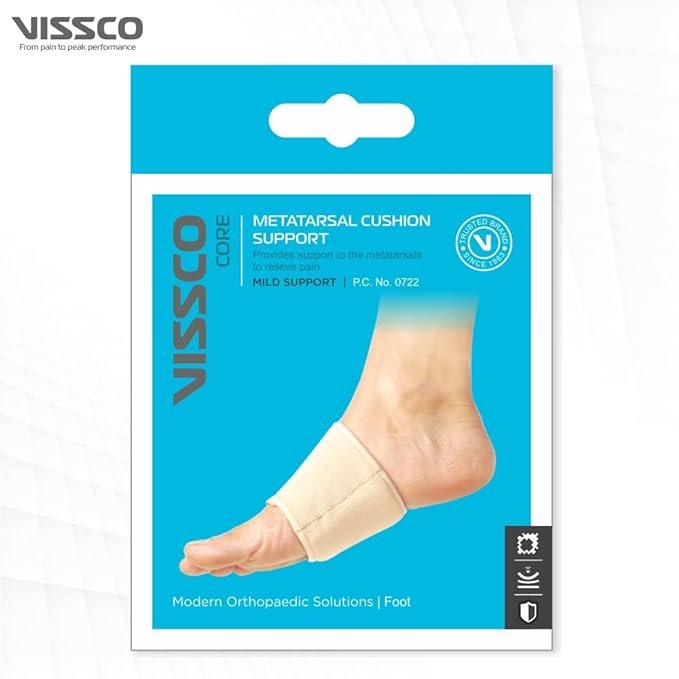 Vissco Metatarsal Cushion Support, Universal (Beige) Pack of 1