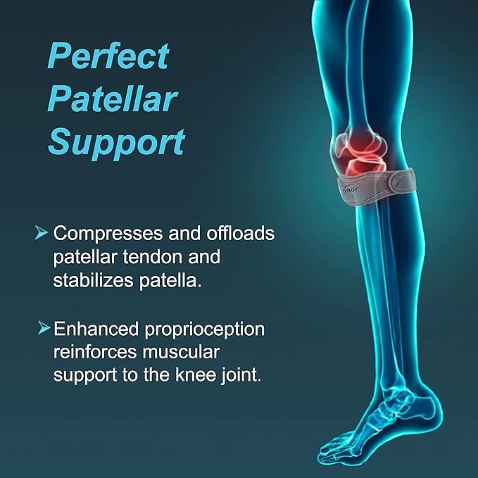 TYNOR Patellar Support, Grey, Universal Size, 1 Unit