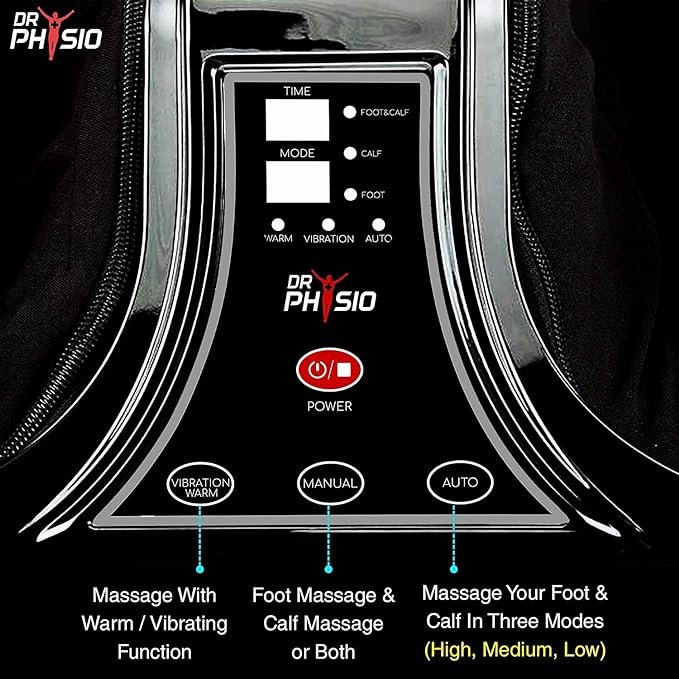 Electric Leg, Foot and Calf Massager Machine with Vibration