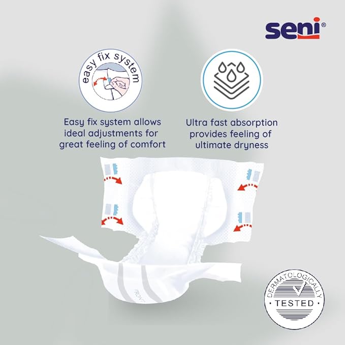 Seni Air Classic Adult Diaper, Stick, Pack of 30