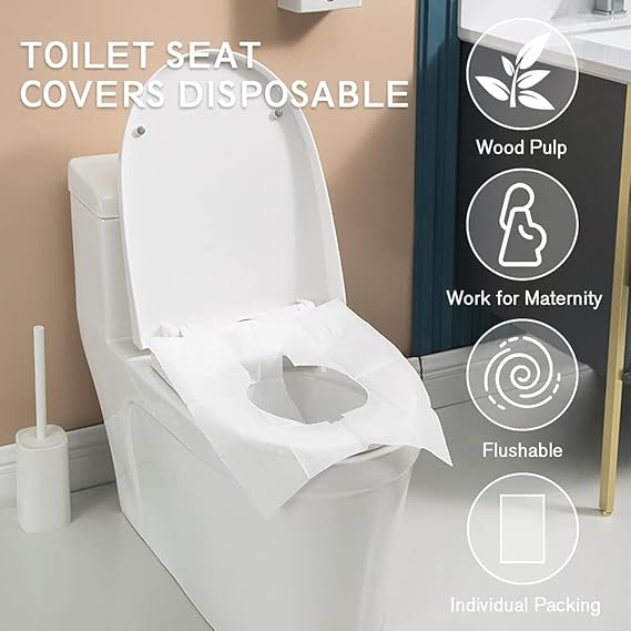 Safe Disposable Toilet Seat Cover Sheets for Travel Hygiene