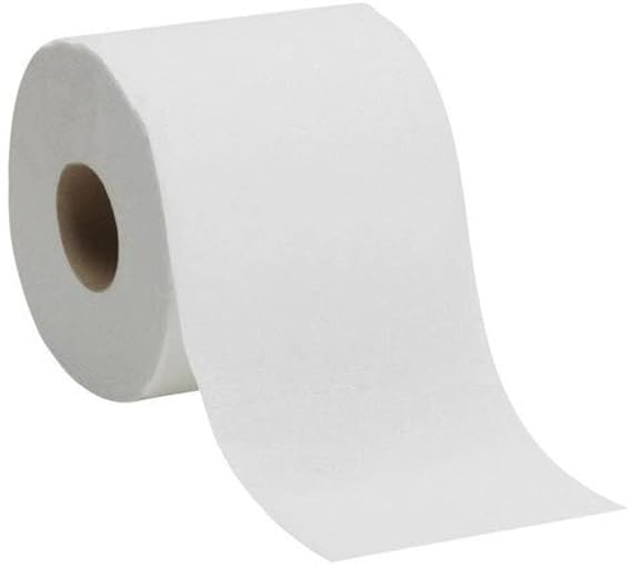 White Plain Toilet Tissue Paper Roll