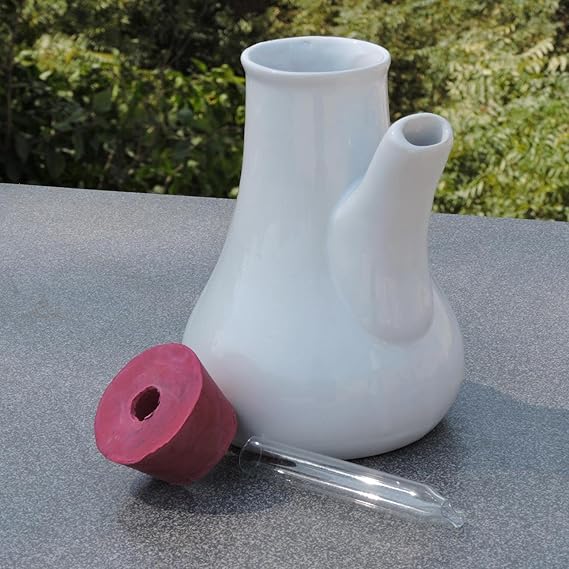 Ceramic Steam Inhaler - Nelson Inhaler (White Color)