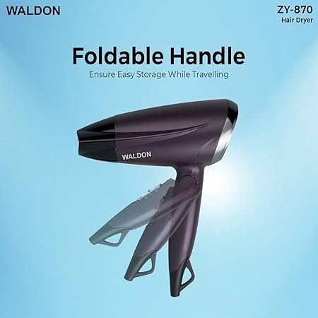 Waldon Professional Salon Style Foldable Hair Dryer