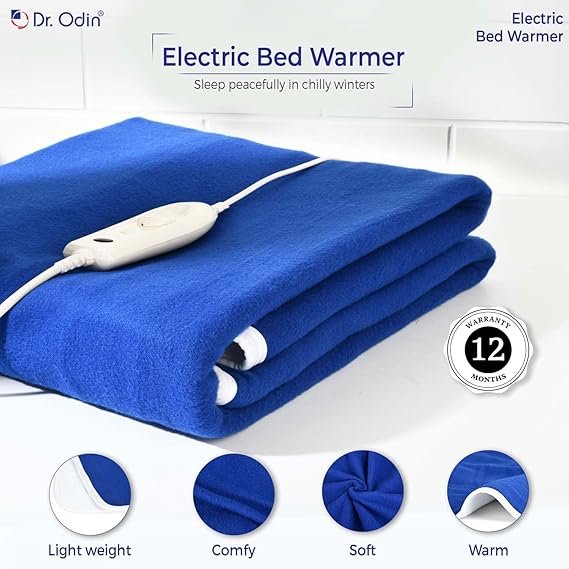 Dr. Odin Under Blanket Electric Single Bed Warmer for Pain Relief