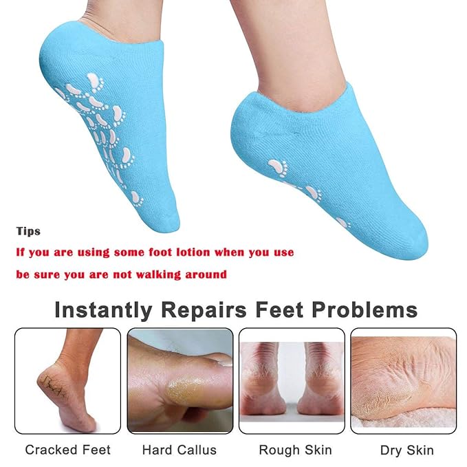 SAFE AnB TOUCH Spa Gel Socks, Pair