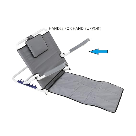 GHS Back Rest with Hand Rest Adjustable for Back Support