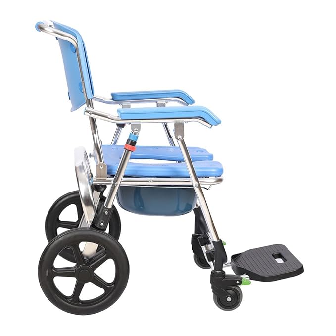 GHS FC690L Folding COMMODE WHEELCHAIR