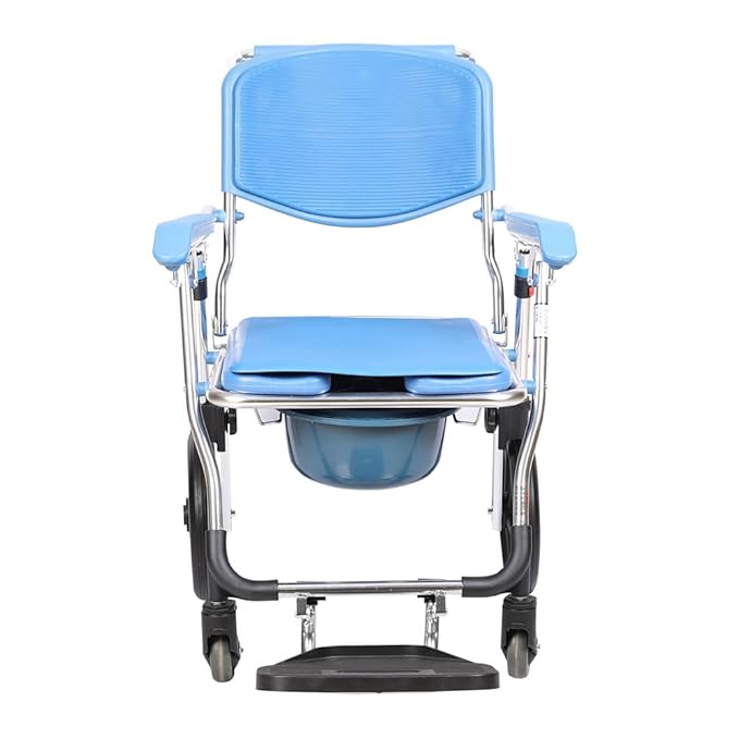 GHS FC690L Folding COMMODE WHEELCHAIR