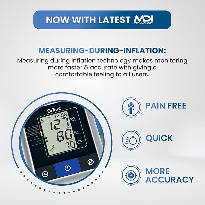 Dr Trust USA Digital BP Machine for Home Blood Pressure Monitoring-124