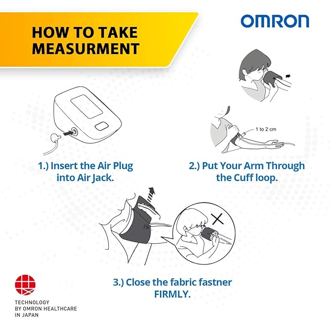 Omron HEM 7121J Digital Blood Pressure Monitor with Intellisense Technology