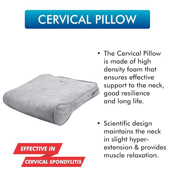 AccuSure Cervical Pillow universal size - Grey Color