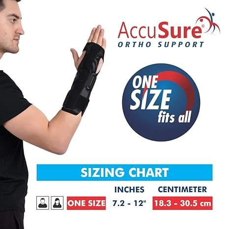 AccuSure Elastic Forearm Splint, Pack of 1