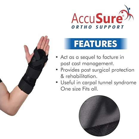 AccuSure Elastic Forearm Splint, Pack of 1