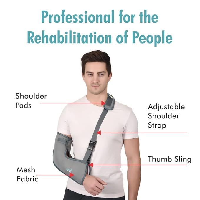 AccuSure Adjustable Elastic Arm Sling Pouch