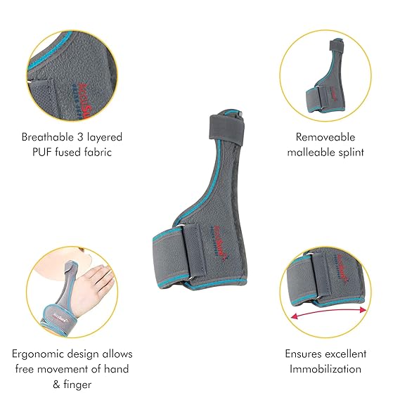 AccuSure Thumb Spica Splint (One Size Fits All)