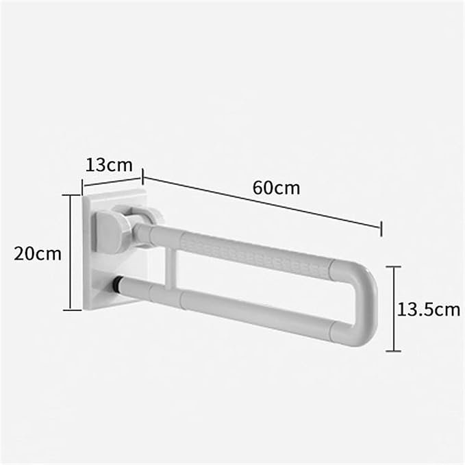 Bathroom Armrest Up Foldable Stainless Steel Non-slip Toilet Handle for Elderly People with Disabilities