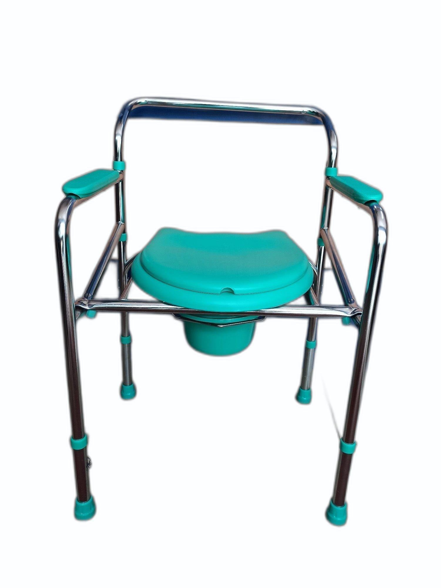 GHS Commode Chair, Green, Universal Size, 1 Unit