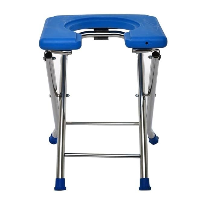 GHS 2C Foldable Stainless Steel Commode Stool