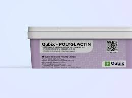 QN 2826, 1.0 Polyglactin Absorbale Surgical Suture, 70 cm, Reverse Cutting