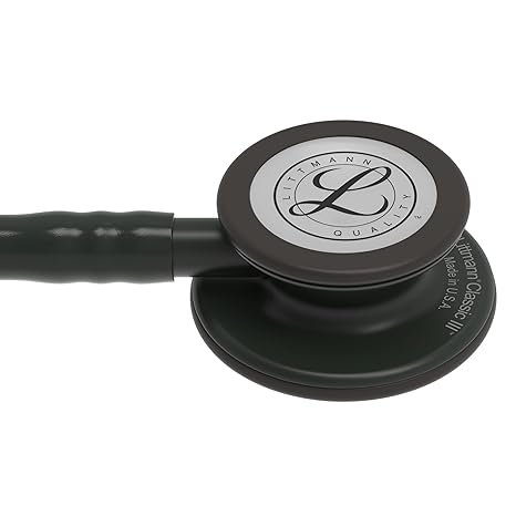 3M Littmann Classic III 5803 Monitoring Stethoscope, Black Edition