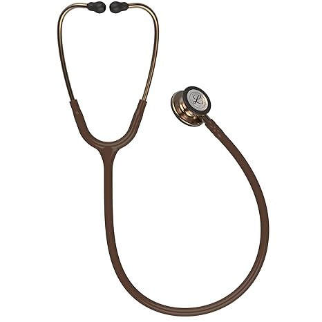 Littmann 5809 Classic III Stethoscope (Copper Chestpiece, Chocolate)