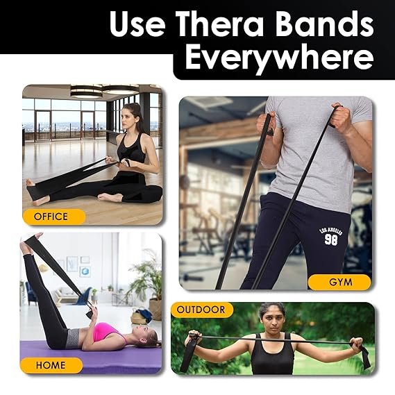 Theraband 1.5 mtr Professional Resistance Band Latex-Free & Tear-Resistant thera Band