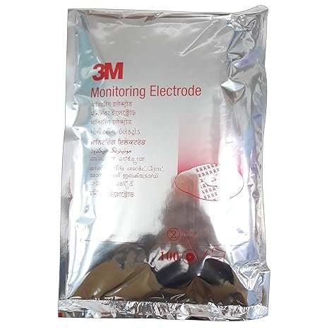 3M Monitoring Ecg Electrodes, For Cardiac Monitoring 100 Pieces/Bag