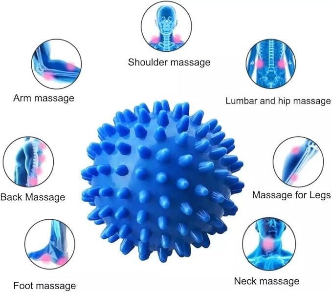 GHS Acupressure Massage Ball - Trigger Point Relief Tool for Muscle Pain, Stress, and Relaxation