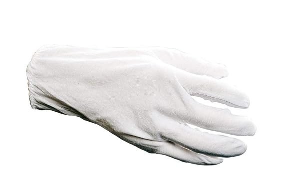 Cotton Hand Gloves, Washable and Reusable Hand Gloves, Color White