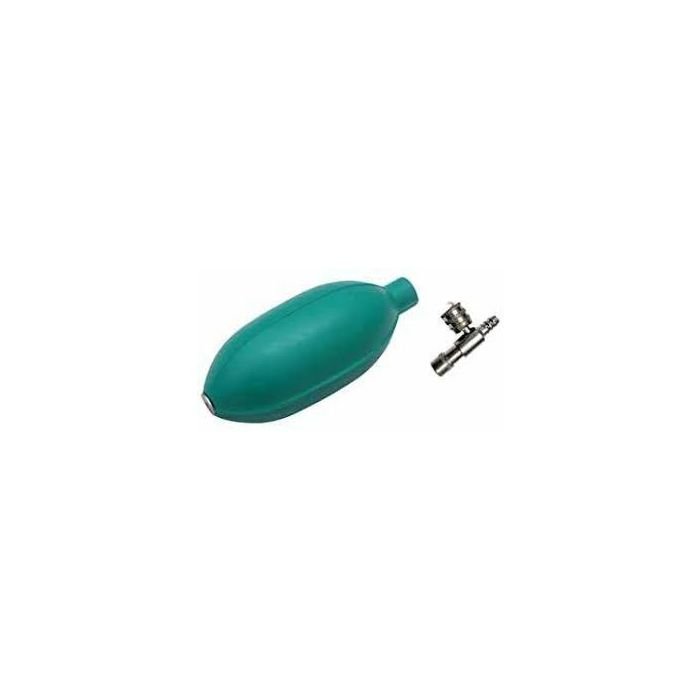 Rubber bulb with control valve - Green, BP1530N