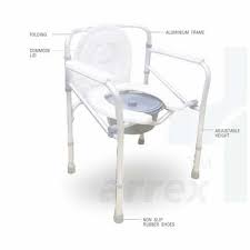 Girija Healthcare and Surgicals VP20 Aluminium Commode Chair