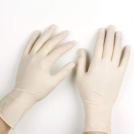 Powder Free Latex Surgical Gloves, Pack of 10